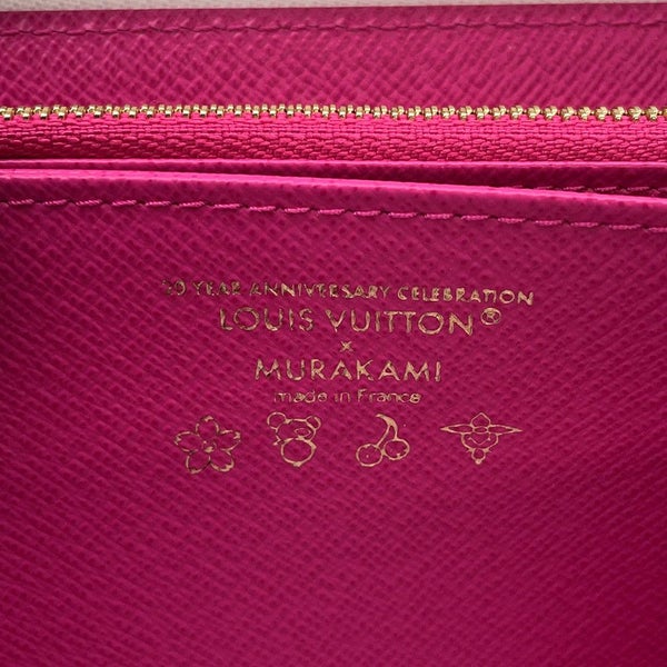 ルイヴィトン 長財布 モノグラム LV × TM ジッピー・ウォレット M13922 LOUIS VUITTON 村上隆コラボ ホワイト 白 日本限定