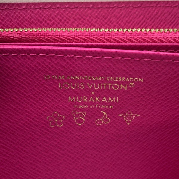 ルイヴィトン 長財布 モノグラム LV × TM ジッピー・ウォレット M13922 LOUIS VUITTON 村上隆コラボ ホワイト 白 日本限定