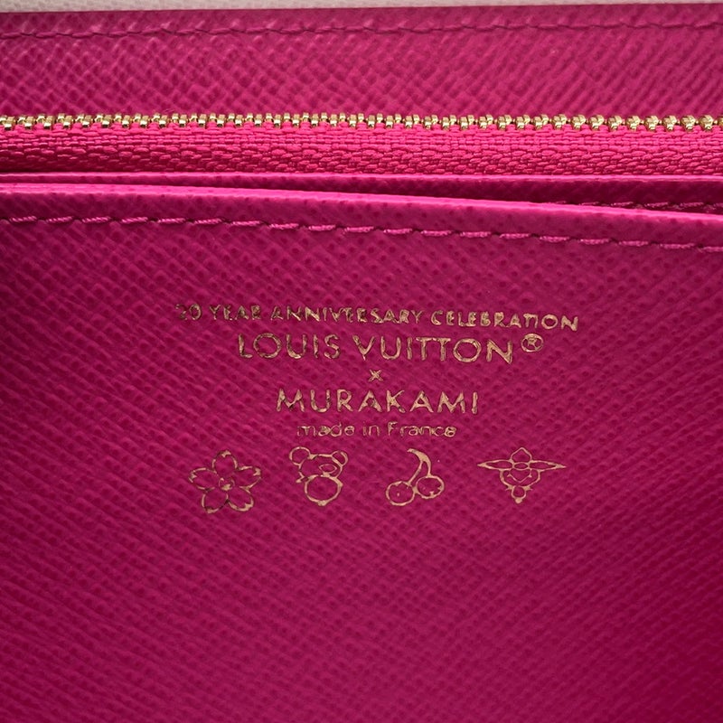 ルイヴィトン 長財布 モノグラム LV × TM ジッピー・ウォレット M13922 LOUIS VUITTON 村上隆コラボ ホワイト 白 日本限定