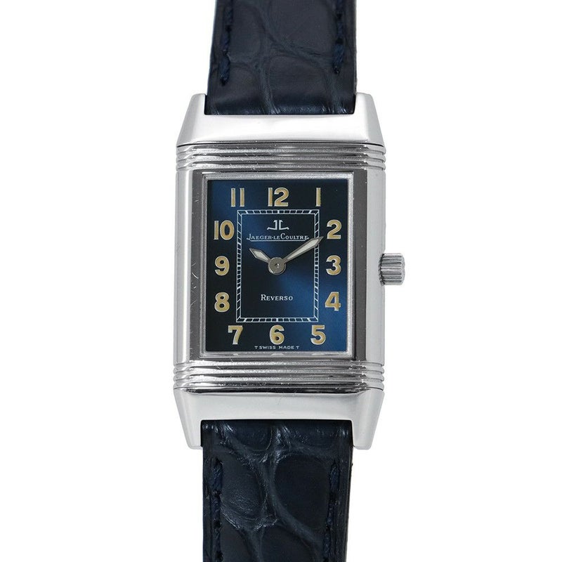ジャガールクルト レベルソ レディ 260.8.08 JAEGER-LECOULTRE 腕時計 ブルー文字盤