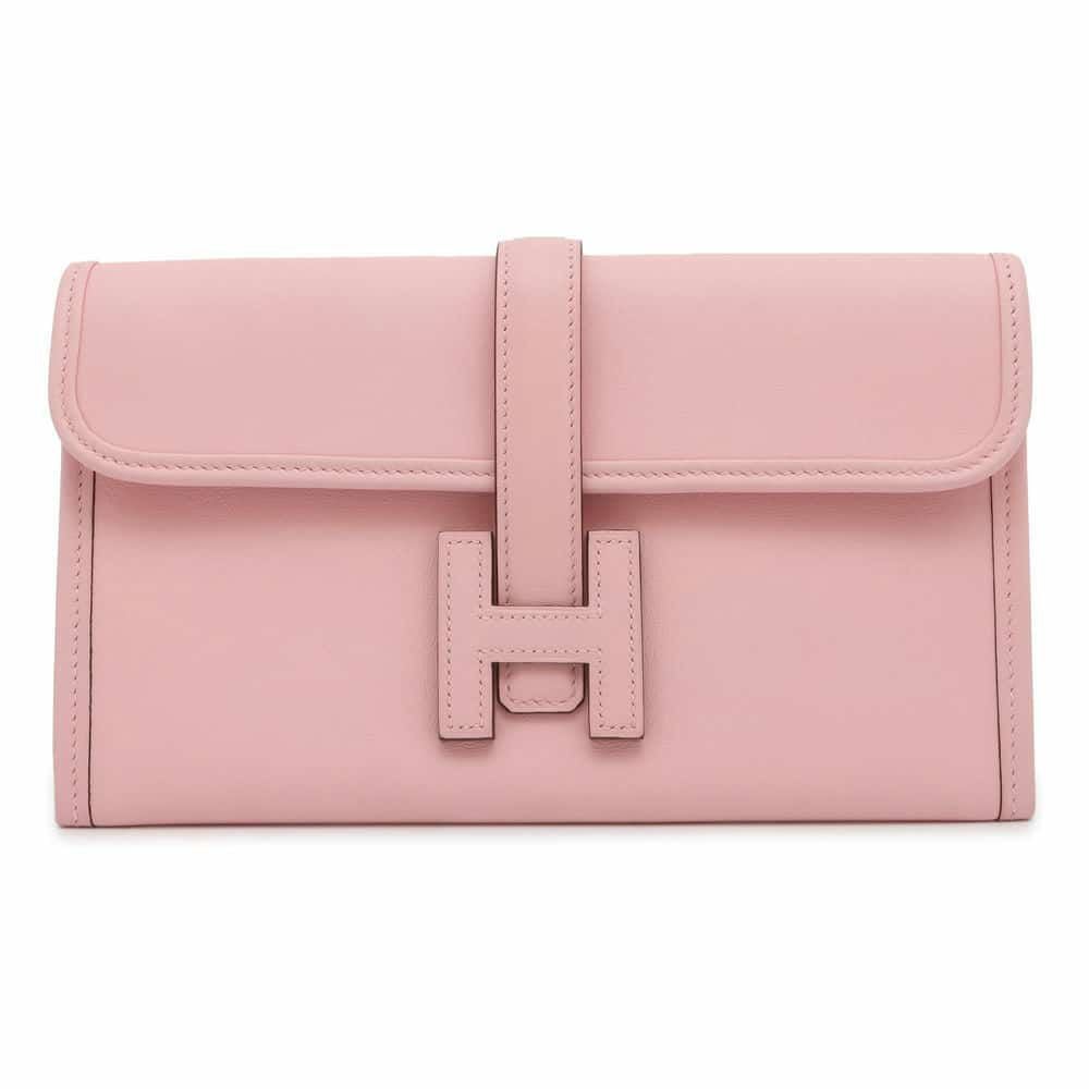 エルメス 長財布 ドゴンGM ローズサクラ/シルバー金具 スイフト T刻印 HERMES 財布 エルメス 長財布 ジジェ デュオ ローズサクラ/シルバー金具 スイフト Z
