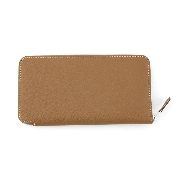 エルメス 長財布 アザップロング シルクイン ゴールド/シルバー金具 エプソン W刻印 HERMES 財布