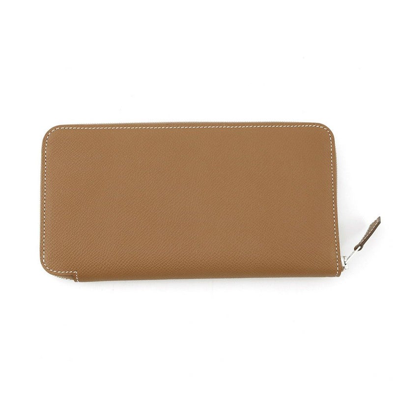 エルメス 長財布 アザップロング シルクイン ゴールド/シルバー金具 エプソン W刻印 HERMES 財布