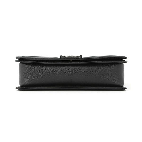 シャネル チェーンショルダーバッグ ボーイシャネル ラージ マトラッセ ココマーク A92193 CHANEL 黒