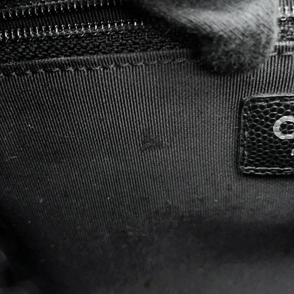 シャネル チェーンショルダーバッグ ボーイシャネル ラージ マトラッセ ココマーク A92193 CHANEL 黒