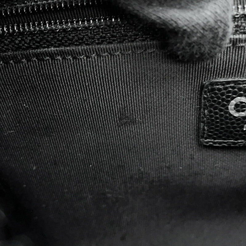 シャネル チェーンショルダーバッグ ボーイシャネル ラージ マトラッセ ココマーク A92193 CHANEL 黒