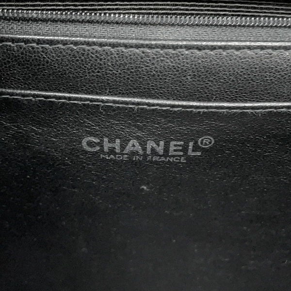 シャネル チェーンショルダーバッグ デカマトラッセ 30 ココマーク キャビアスキン ダブルチェーン A11869 CHANEL デカマト 黒