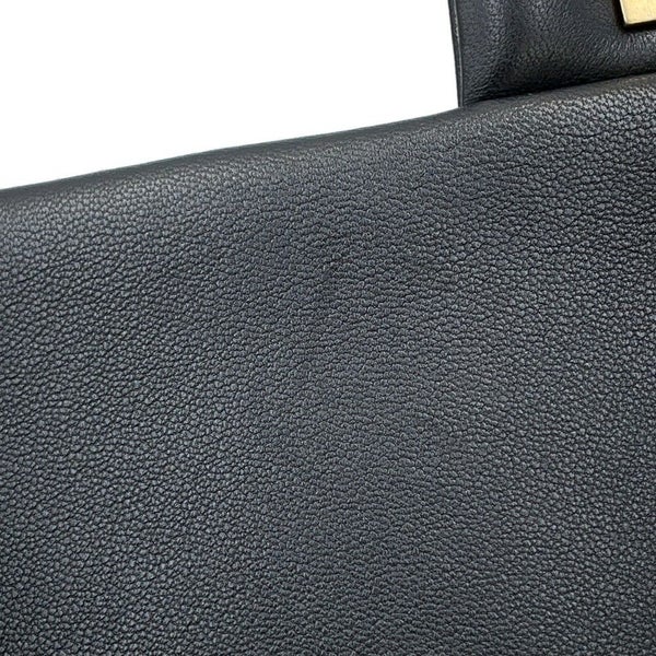 シャネル チェーンショルダーバッグ マトラッセ ココマーク ラムスキン フェイクパール CHANEL 黒