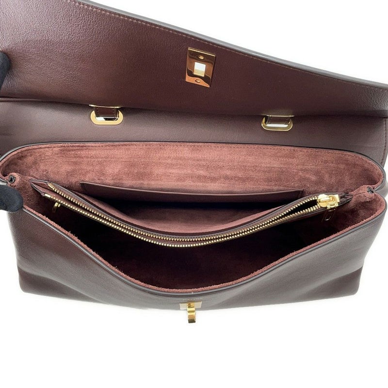 セリーヌ ハンドバッグ オク―ル 16(セーズ) ソフト 120443GIM.19IK CELINE ブラウン