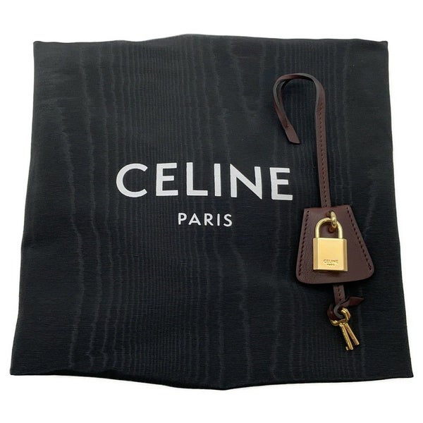セリーヌ ハンドバッグ オク―ル 16(セーズ) ソフト 120443GIM.19IK CELINE ブラウン