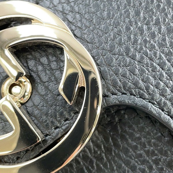 グッチ ハンドバッグ インターロッキングG 510302 GUCCI 2WAY 黒 アウトレット品