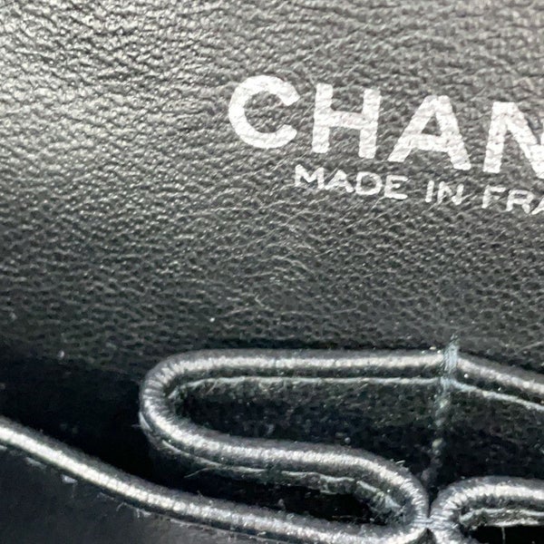 シャネル チェーンショルダーバッグ マトラッセ25 ココマーク ダブルチェーン キャビアスキン A01112 CHANEL 黒