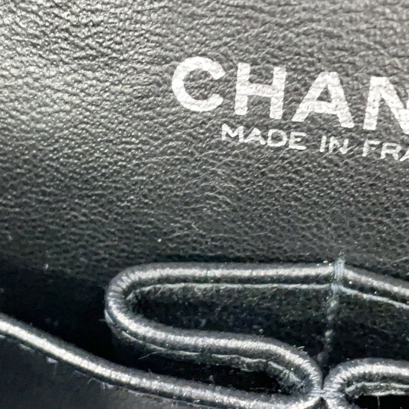 シャネル チェーンショルダーバッグ マトラッセ25 ココマーク ダブルチェーン キャビアスキン A01112 CHANEL 黒