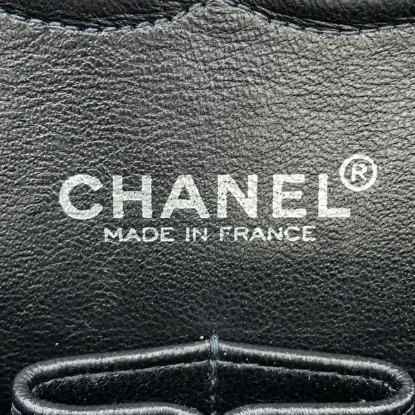 シャネル チェーンショルダーバッグ マトラッセ25 ココマーク ダブルチェーン キャビアスキン A01112 CHANEL 黒