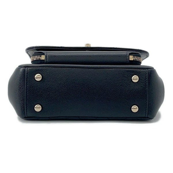 シャネル ハンドバッグ マトラッセ ココマーク ビジネスアフィニティ キャビアスキン A93749 CHANEL 2way 黒