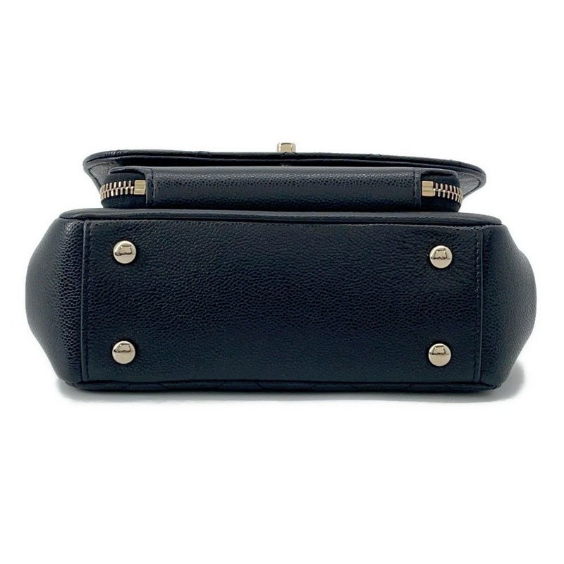 シャネル ハンドバッグ マトラッセ ココマーク ビジネスアフィニティ キャビアスキン A93749 CHANEL 2way 黒