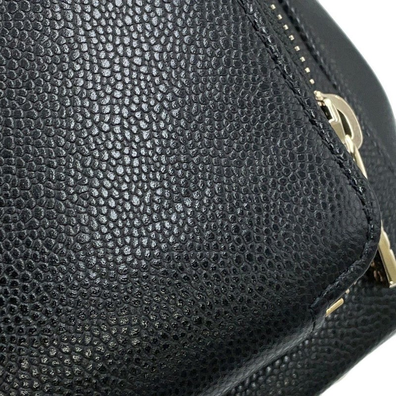 シャネル ハンドバッグ マトラッセ ココマーク ビジネスアフィニティ キャビアスキン A93749 CHANEL 2way 黒