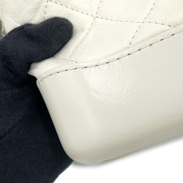 シャネル チェーンショルダーバッグ ガブリエル ドゥ シャネル ホーボー ミニ A93824 CHANEL 2WAYバッグ 白