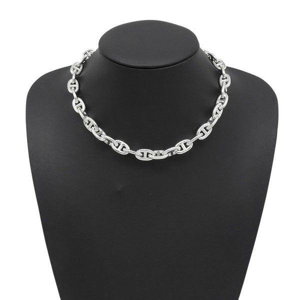 エルメス ネックレス シェーヌダンクルMM 36コマ SV925シルバー HERMES ジュエリー