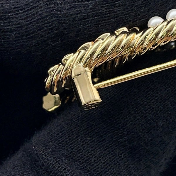 シャネル ブローチ ココマーク フェイクパール ラインストーン B23 A ABB082 CHANEL アクセサリー