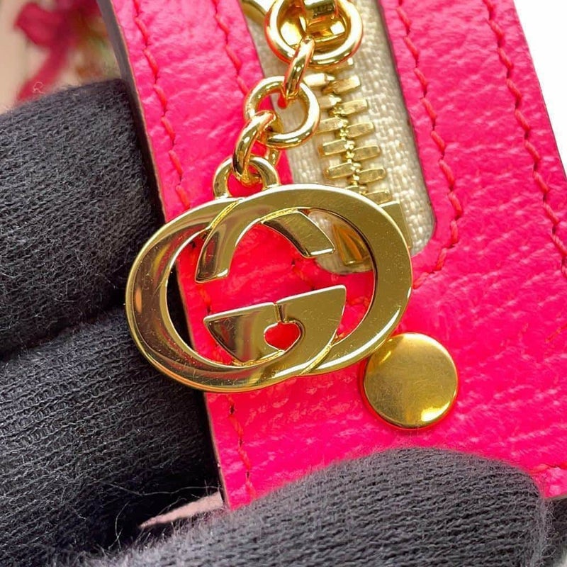 グッチ ハンドバッグ フローラ キャンバス 550141 GUCCI 2wayショルダーバッグ フラワー 白