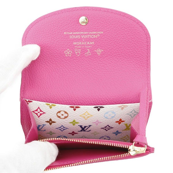 ルイヴィトン コインケース モノグラム・アンプラント LV × TM ポルトモネ・ロザリ M14086 村上隆 コラボ