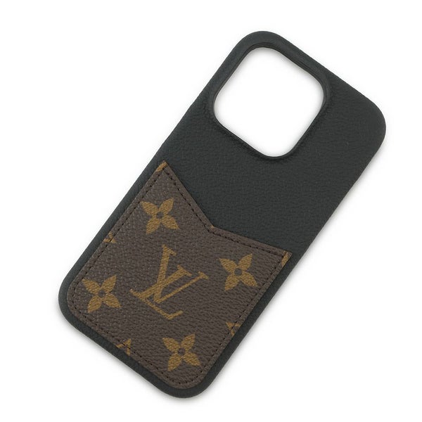 ルイヴィトン iPhoneケース モノグラム IPHONE・バンパー 15 PRO M82887 スマホケース ブラック 黒