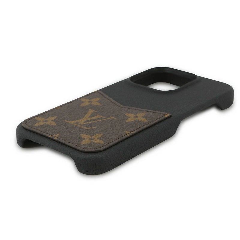 ルイヴィトン iPhoneケース モノグラム IPHONE・バンパー 15 PRO M82887 スマホケース ブラック 黒