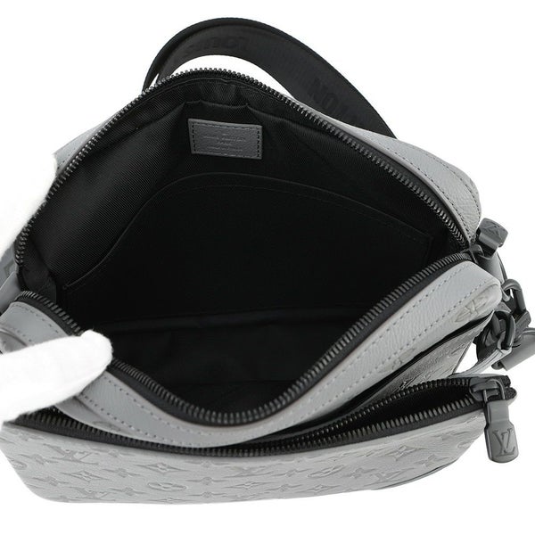 ルイヴィトン ショルダーバッグ モノグラム・シャドウ/カーフレザー トリオ・メッセンジャー  M46603 ブラック 黒 メンズ