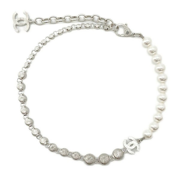 シャネル ネックレス ココマーク フェイクパール ラインストーン B24 V ABA625 CHANEL アクセサリー