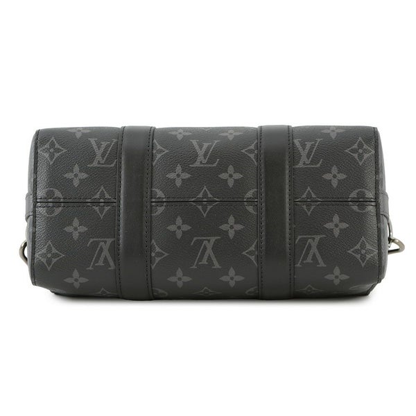 ルイヴィトン ショルダーバッグ モノグラム・エクリプス/リバース シティ・キーポル M45936 ブラック 黒