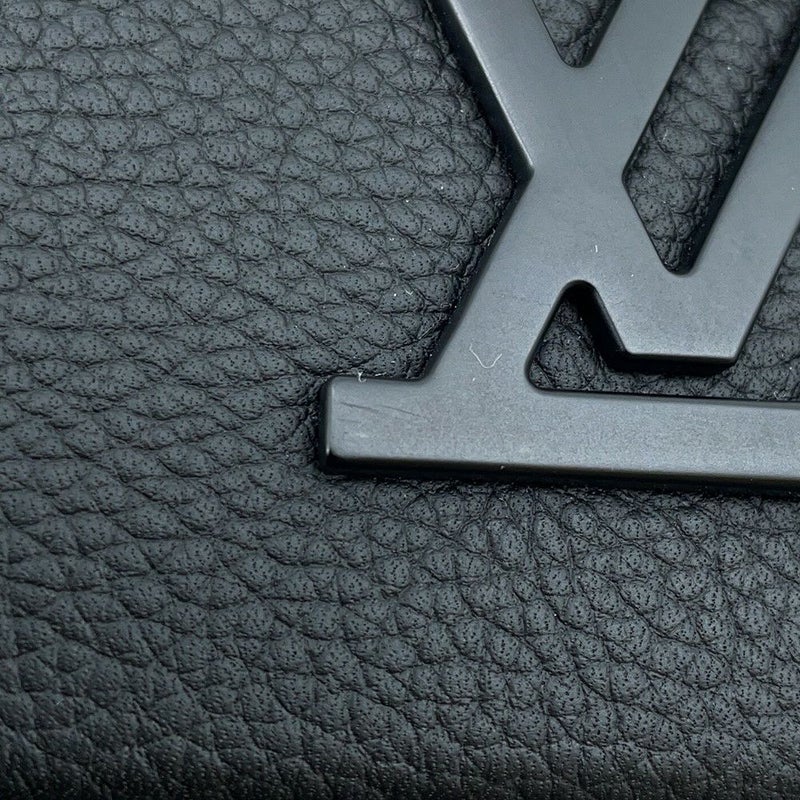 ルイヴィトン リュック テイクオフ・バックパック グレインレザー M57079 LOUIS VUITTON バッグ メンズ 黒 ブラック