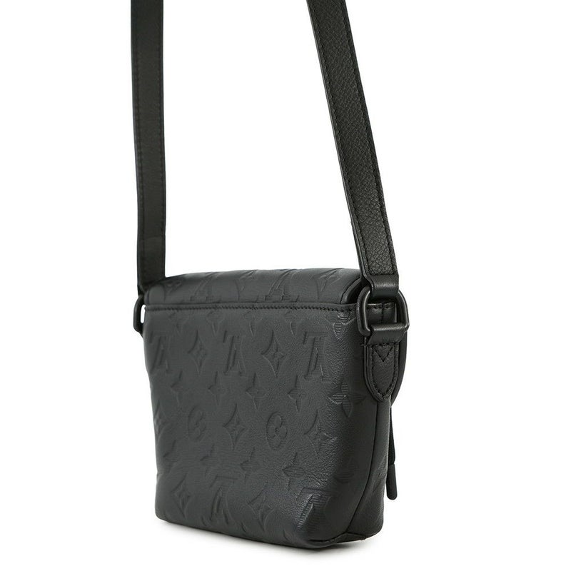 ルイヴィトン ショルダーバッグ モノグラム・シャドウ パルス・ウェアラブル ウォレット M12636 LOUIS VUITTON 黒 ブラック