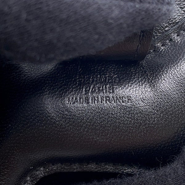 エルメス バッグチャーム ロデオ PM ブラック ラムスキン U刻印 HERMES チャーム ソーブラック 黒