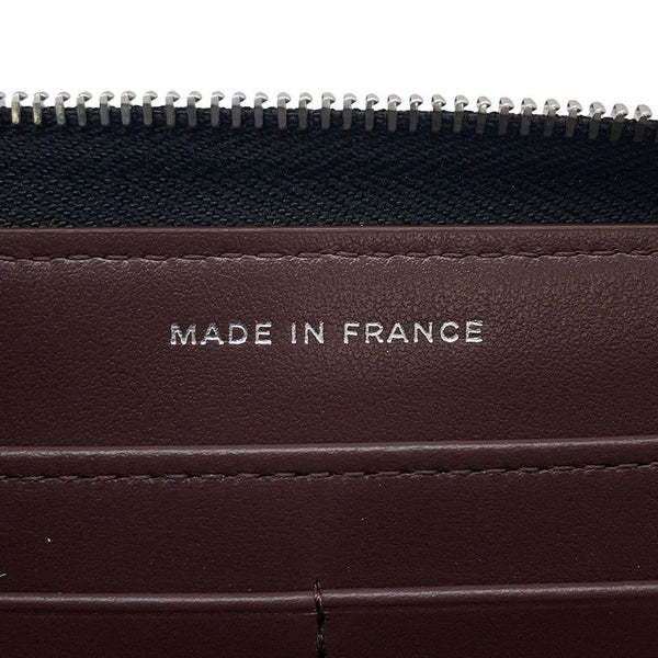 シャネル 長財布 クラシック ロング ジップ ウォレット ココマーク マトラッセ キャビアスキン AP0242 CHANEL 黒