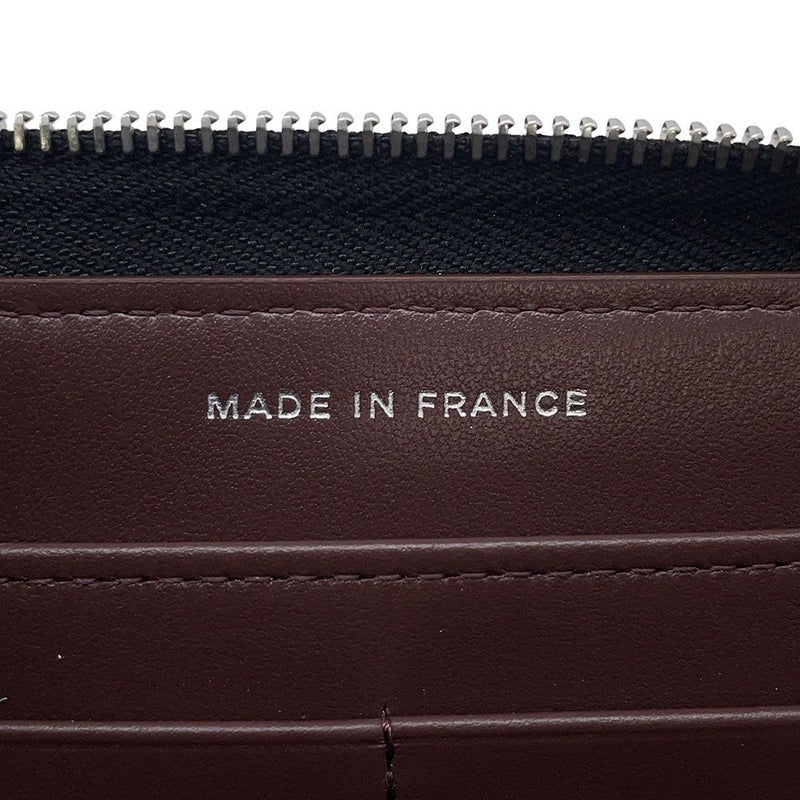 シャネル 長財布 クラシック ロング ジップ ウォレット ココマーク マトラッセ キャビアスキン AP0242 CHANEL 黒