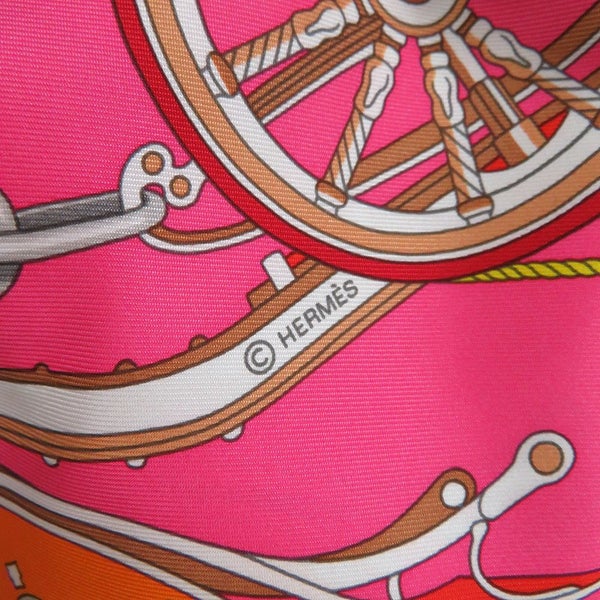 エルメス スカーフ カレ90 ステイトリ・ホイールズ HERMES