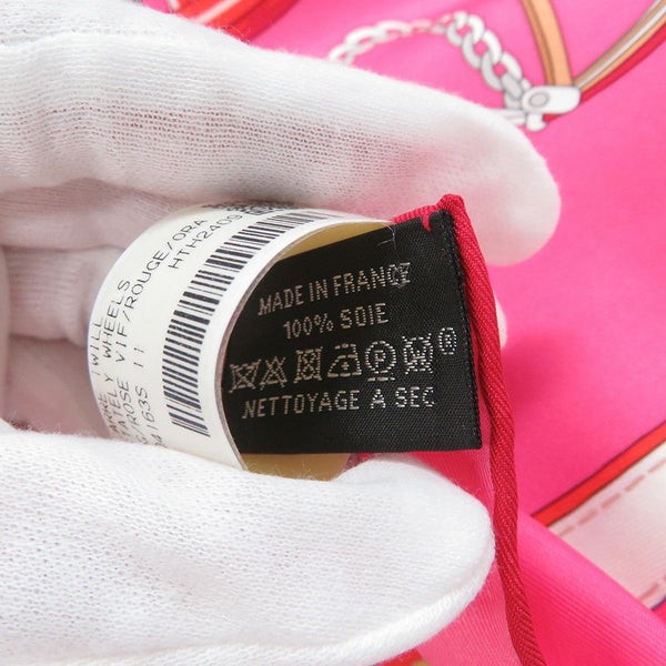 エルメス スカーフ カレ90 ステイトリ・ホイールズ HERMES