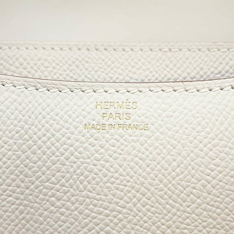 エルメス ミニ コンスタンス3 ミロワール グリスペール/ゴールド金具 ヴォーエプソン B刻印