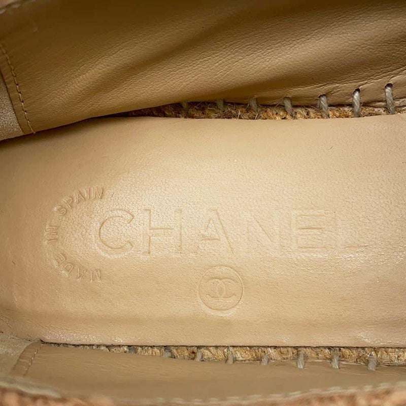 シャネル エスパドリーユ ココマーク フラットシューズ ツイード レディースサイズ36  G29762 靴 スリッポン