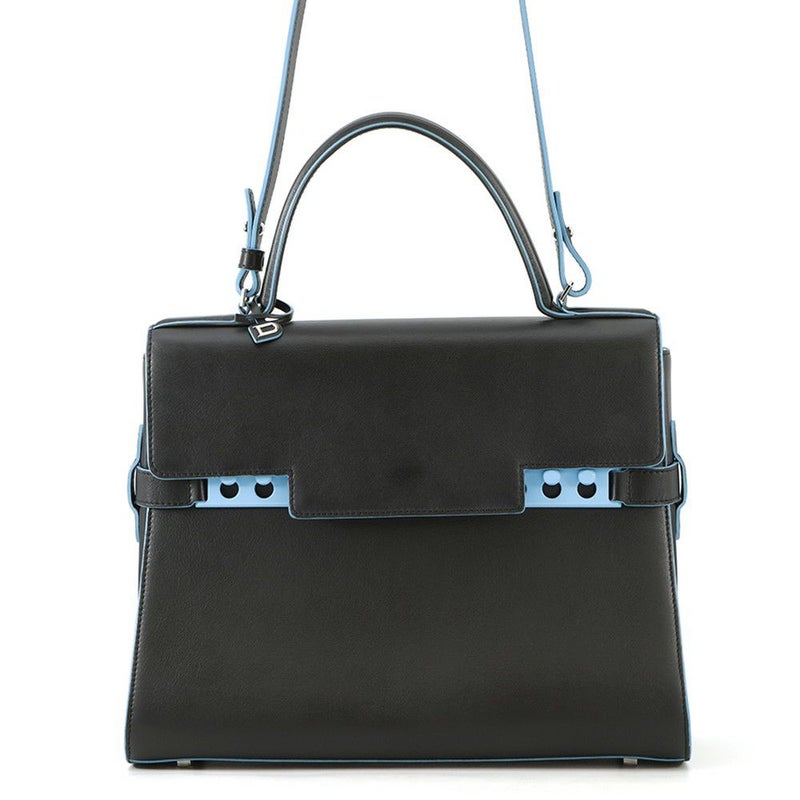 デルヴォー ハンドバッグ タンペートGM レザー Delvaux デルボー 2way 黒