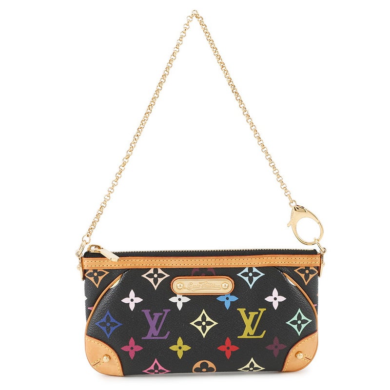 ルイヴィトン ハンドバッグ モノグラム・マルチカラー ポシェット・ミラMM M60097 LOUIS VUITTON 黒 ブラック