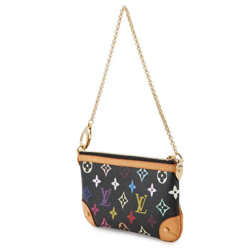 ルイヴィトン ハンドバッグ モノグラム・マルチカラー ポシェット・ミラMM M60097 LOUIS VUITTON 黒 ブラック