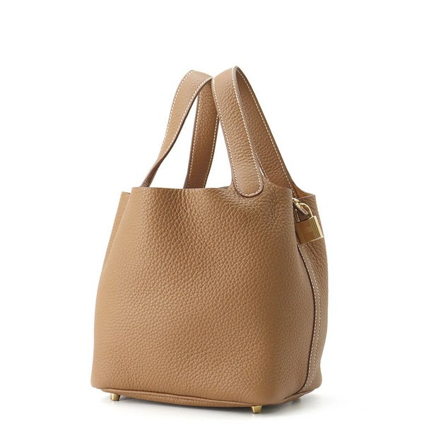 エルメス ハンドバッグ ピコタンロックPM ゴールド/ゴールド金具 トリヨンクレマンス B刻印