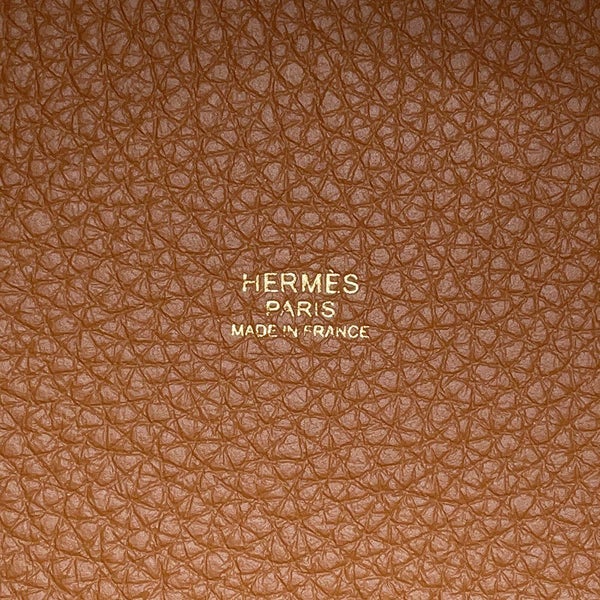 エルメス ハンドバッグ ピコタンロックPM ゴールド/ゴールド金具 トリヨンクレマンス B刻印