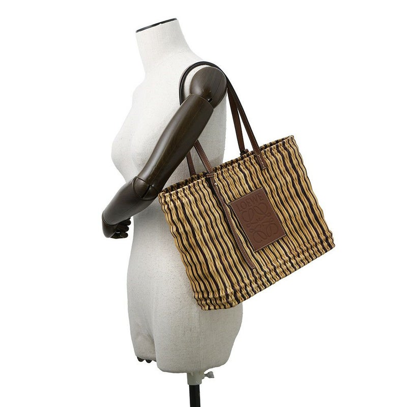 ロエベ トートバッグ アナグラム バスケットバッグ ラフィア A223099X02 LOEWE かごバッグ