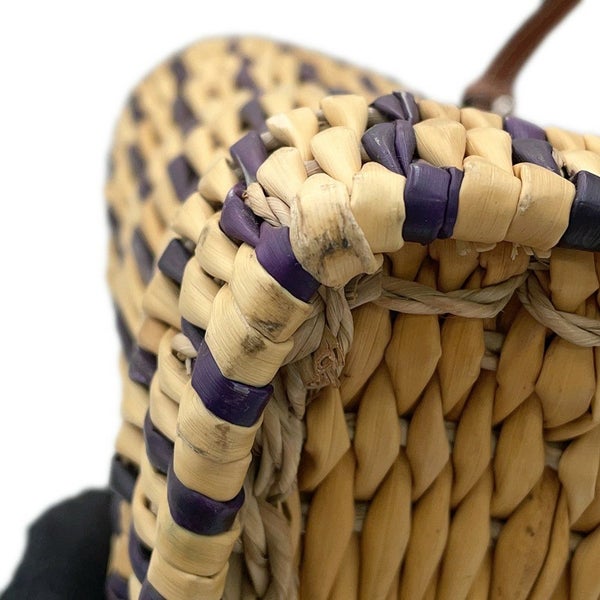 ロエベ トートバッグ アナグラム バスケットバッグ ラフィア A223099X02 LOEWE かごバッグ