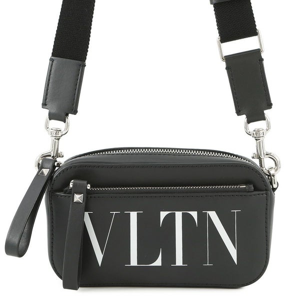 ヴァレンティノ・ガラヴァーニ ショルダーバッグ VLTNロゴ 1Y2B0954WJW VALENTINO 2way 黒