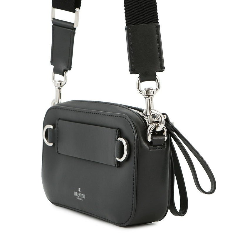 ヴァレンティノ・ガラヴァーニ ショルダーバッグ VLTNロゴ 1Y2B0954WJW VALENTINO 2way 黒