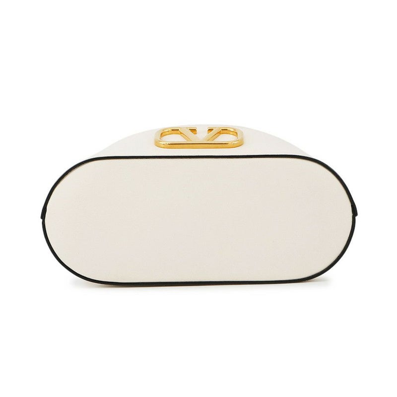 ヴァレンティノ・ガラヴァーニ チェーンショルダーバッグ Vロゴ バケットバッグ VALENTINO